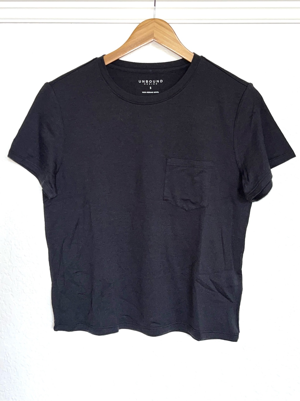 Unbound Merino Women’s Merino Boxy Short Sleeve Pocket Tee Nwot — image 6 of 8